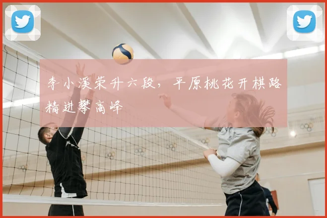 李小溪荣升六段，平原桃花开棋路精进攀高峰