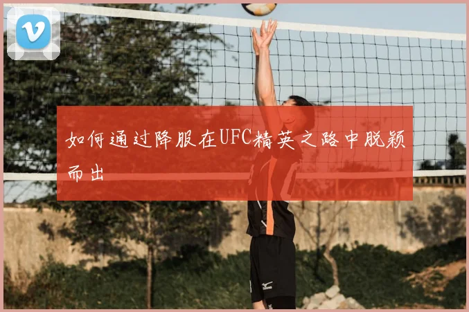 如何通过降服在UFC精英之路中脱颖而出